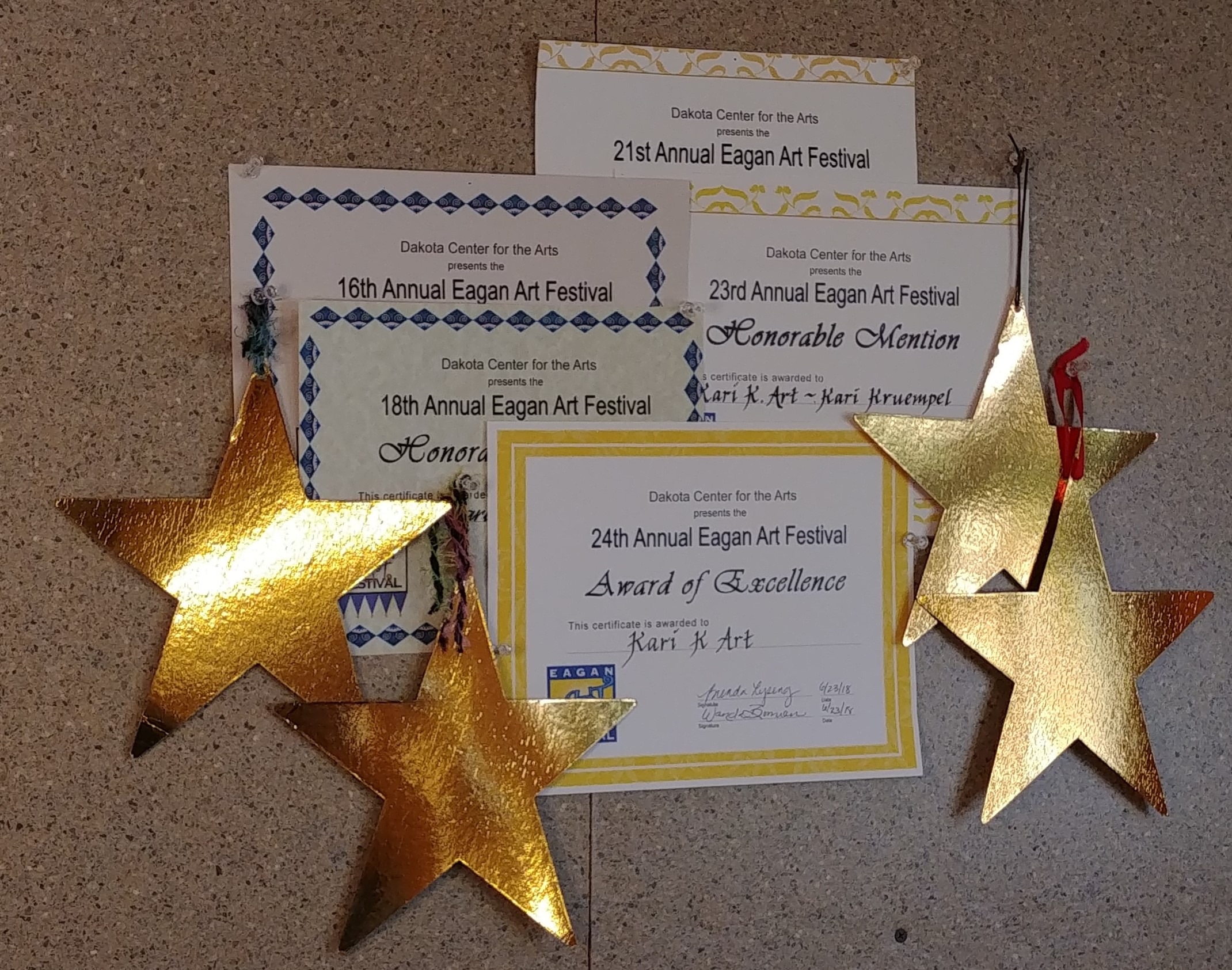 Eagan Art Fair
                awards